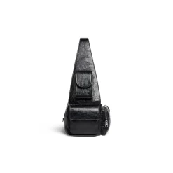 Men's Superbusy Small Sling Bag in Black