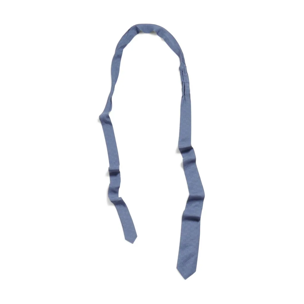 Men's Tie in Light Blue/white