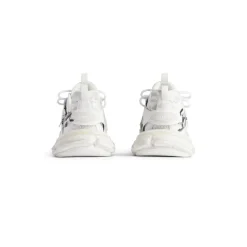 Men's Track Signature Sneaker in White/black