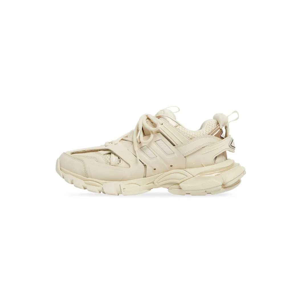 Men's Track Sneaker in Beige