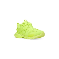 Men's Track Sneaker In Full Mesh in Fluo Yellow