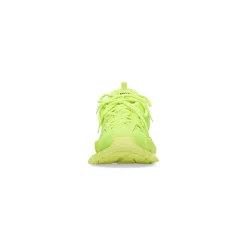 Men's Track Sneaker In Full Mesh in Fluo Yellow