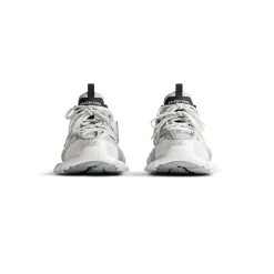 Men's Track Sneaker in Silver/white/black