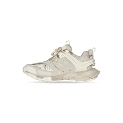 Men's Track Sneaker Recycled Sole in Beige