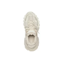 Men's Track Sneaker Recycled Sole in Beige