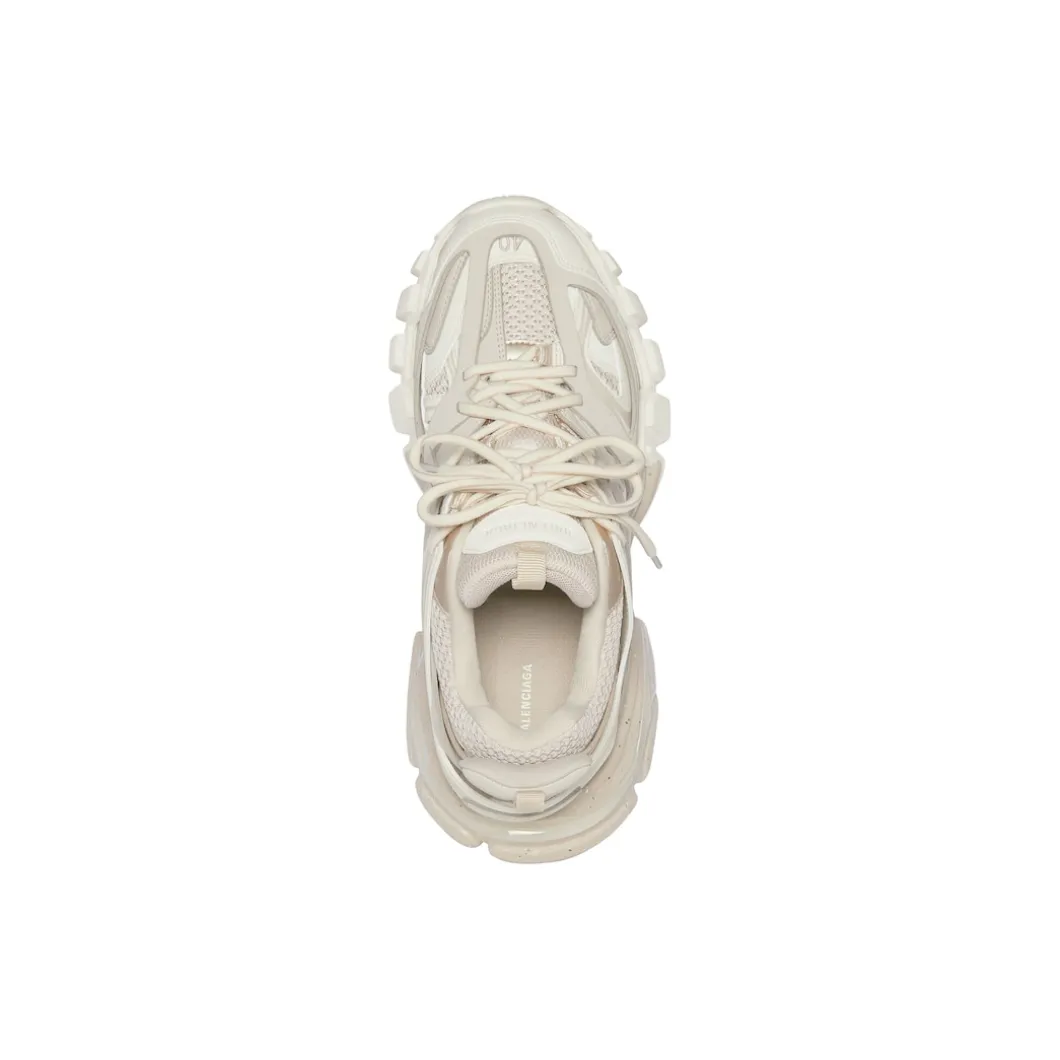Men's Track Sneaker Recycled Sole in Beige