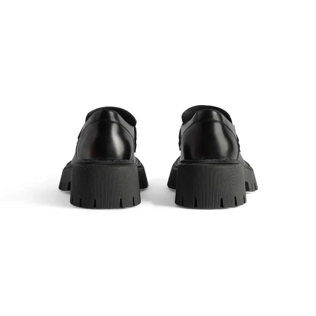Men's Tractor Loafer in Black