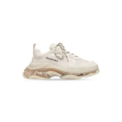 Men's Triple S Clear Sole Sneaker  in White