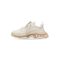 Men's Triple S Clear Sole Sneaker  in White