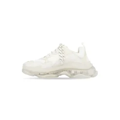 Men's Triple S Clear Sole Sneaker in White