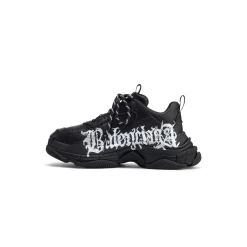 Men's Triple S Sneaker Diy Metal in Black/white