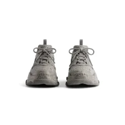 Men's Triple S Sneaker With Rhinestones  in Dark Grey