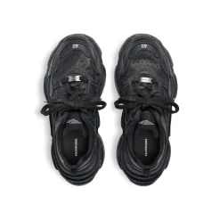 Men's Triple S Sporty Sneaker in Black