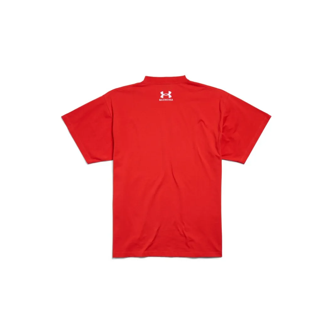 Men's Under Armour® T-shirt Oversized in Red/white