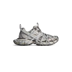 Men's 3xl Extreme Lace Sneaker  in Brown/grey/beige