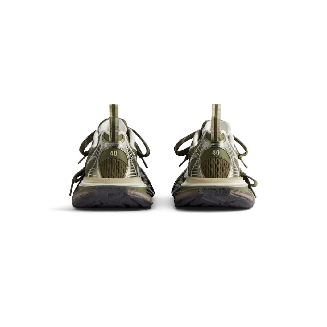 Men's 3xl Sneaker in Dark Green/light Beige