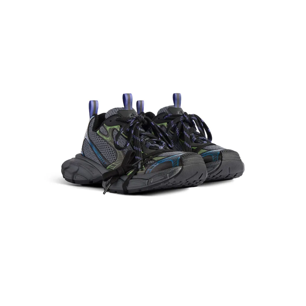 Men's 3xl Sneaker in Dark Green/black/blue/green