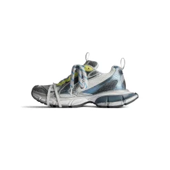 Men's 3xl Sneaker  in White/blue/yellow