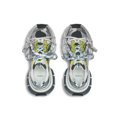 Men's 3xl Sneaker  in White/blue/yellow