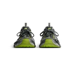 Men's 3xl Sneaker  in White/grey/green/yellow