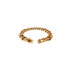 Monaco Chain Bracelet  in Antique Gold