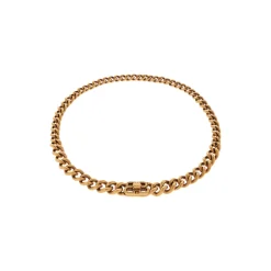 Monaco Chain Necklace  in Antique Gold