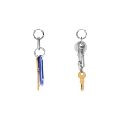 Old School Earrings in Silver