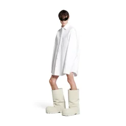 Outerwear Shirt Large Fit in White
