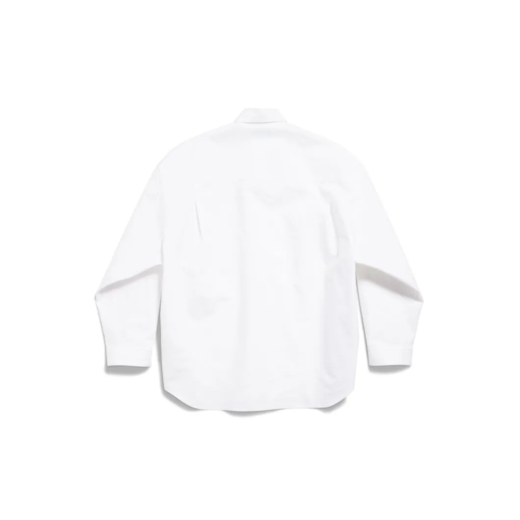 Outerwear Shirt Large Fit in White