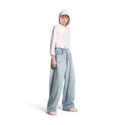 Oversized Baggy Pants in Blue