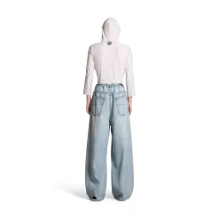 Oversized Baggy Pants in Blue