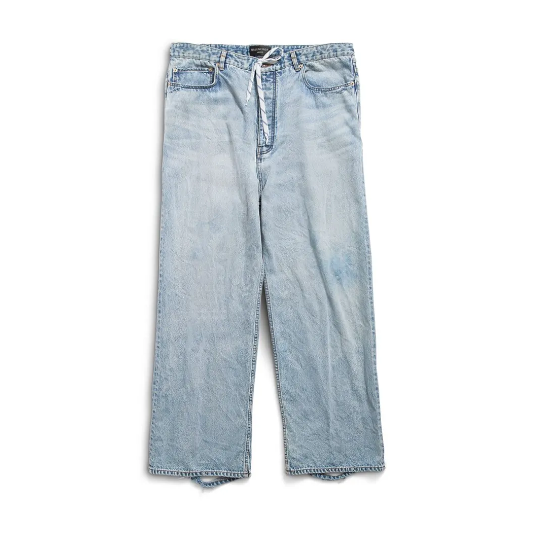 Oversized Baggy Pants in Blue