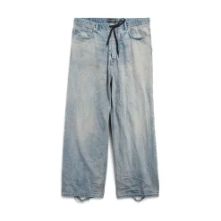 Oversized Baggy Pants in Light Blue