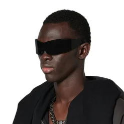 Panther Mask Sunglasses  in Black