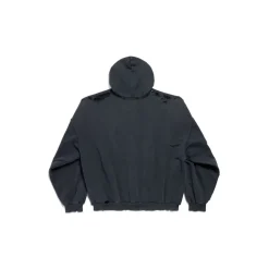 Paris Liberty Hoodie Oversized in Black