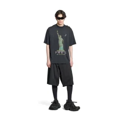 Paris Liberty T-shirt Medium Fit in Black