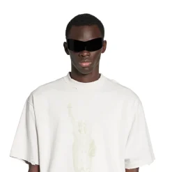Paris Liberty T-shirt Medium Fit in Off White