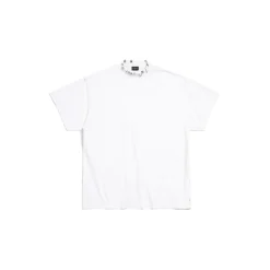 Pierced T-shirt Oversized in White