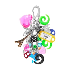 Pigalle Collector Bag Charm/keychain in Silver