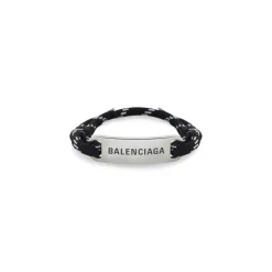 Plate Bracelet in Black