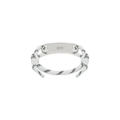 Plate Bracelet in White