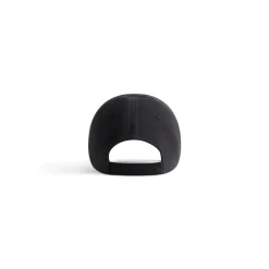 Political Stencil Cap in Black/white