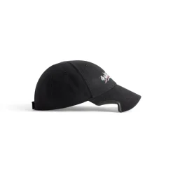 Political Stencil Cap in Black/white