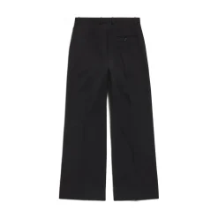 Regular Fit Tailored Pants in Black