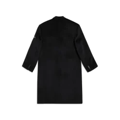 Skater Tailored Coat in Black