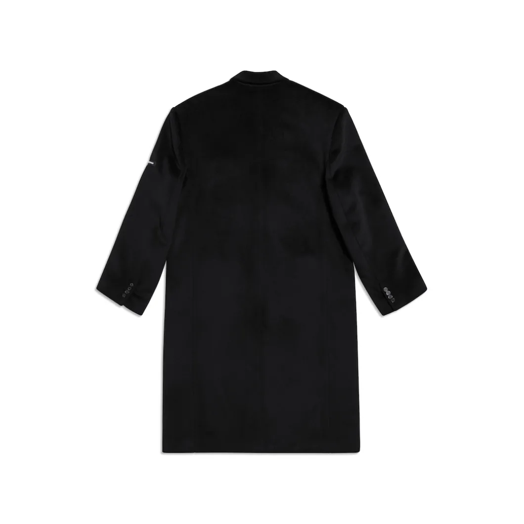 Skater Tailored Coat in Black