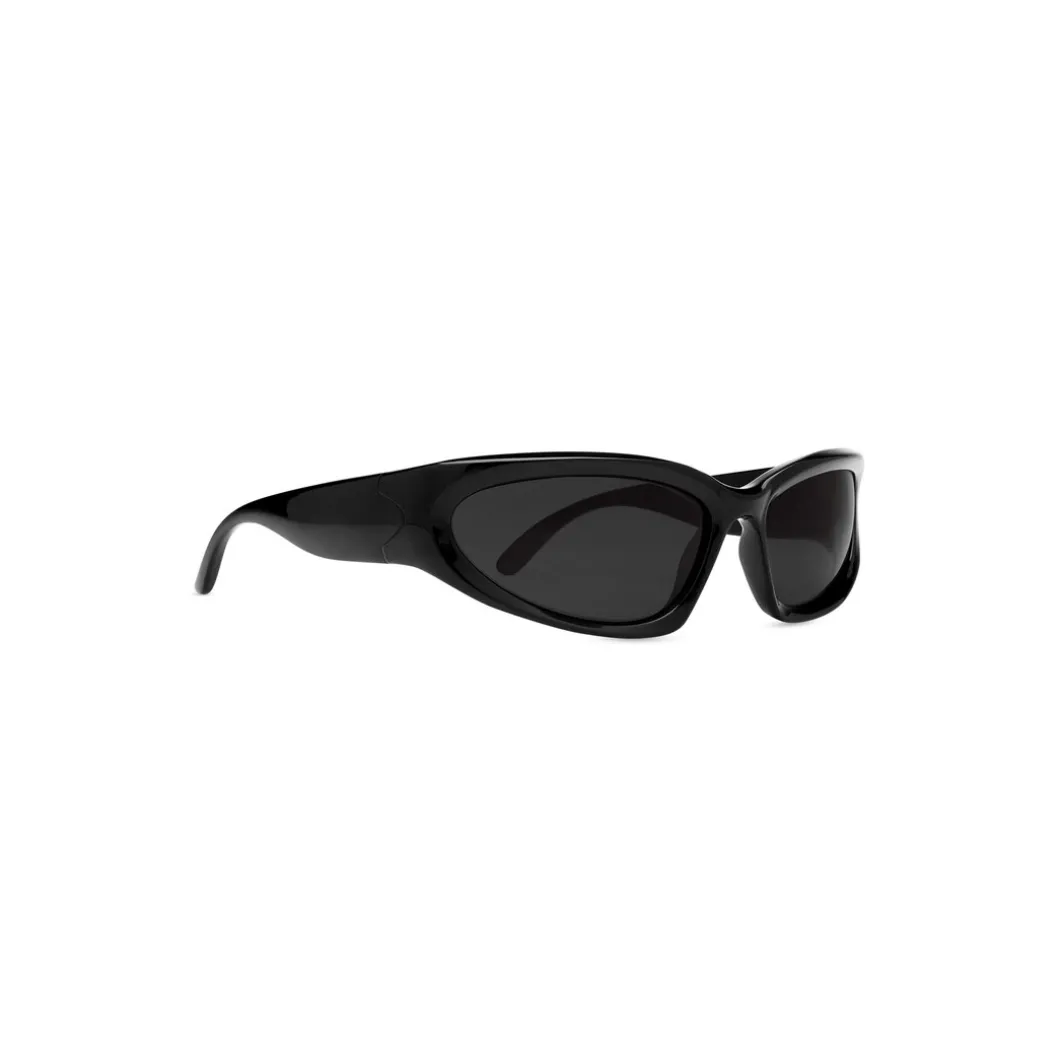 Swift Oval Sunglasses in Black