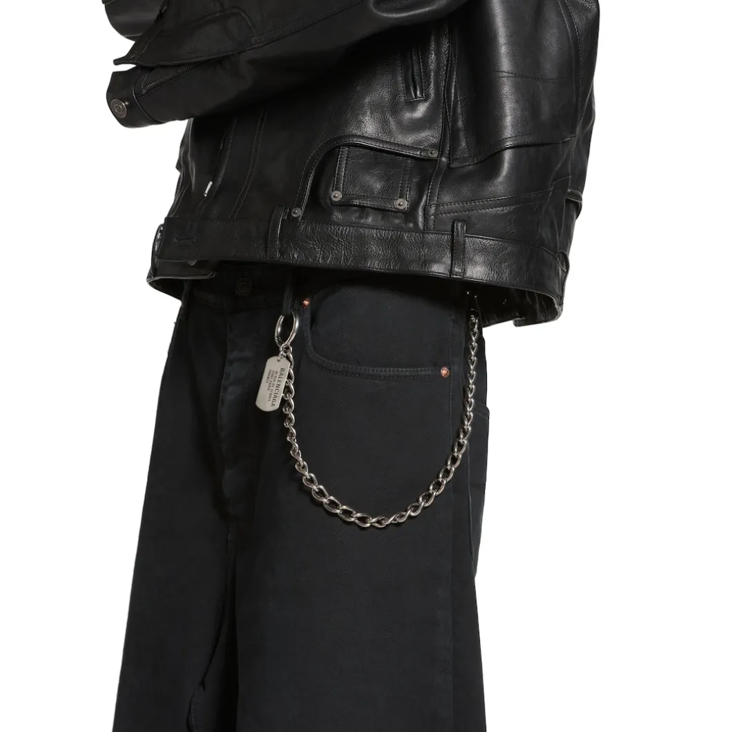 Tags Trouser Chain  in Antique Silver