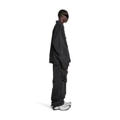 Unity Sports Icon Patchwork Jacket in Black