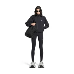 Women's Activewear Shrunk Windbreaker in Black